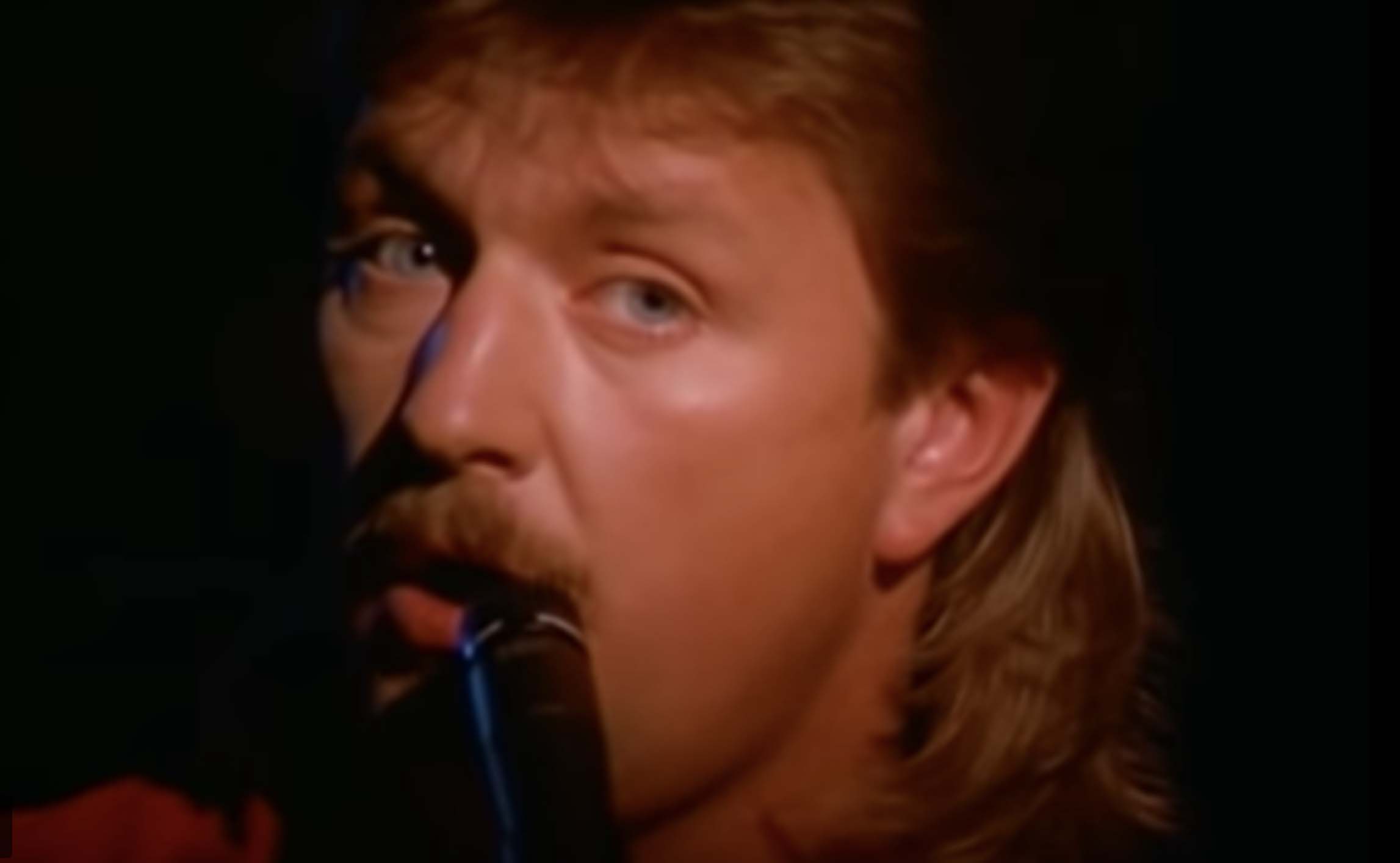joe diffie prop me up beside jukebox when i die youtube video still singing mustache country music 1990s star